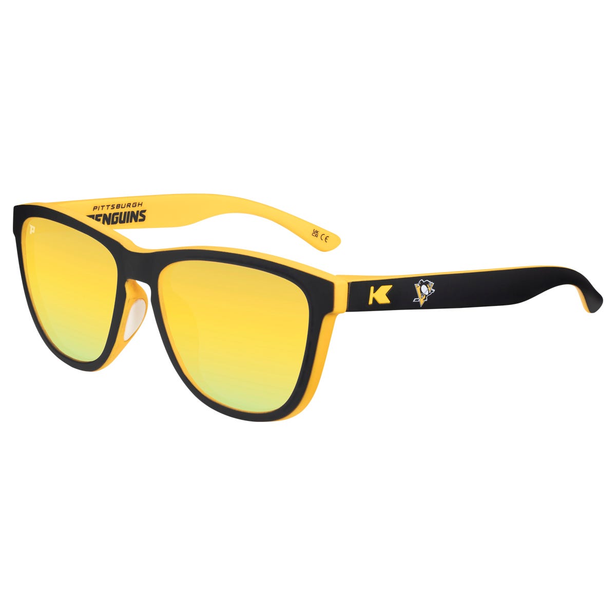 Knockaround Pittsburgh Penguins Sunglasses in Matte Black