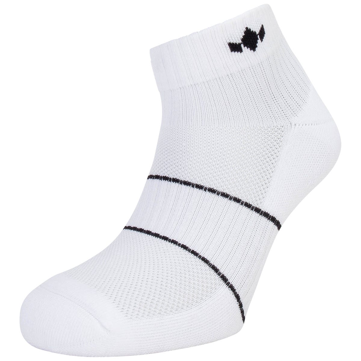 Diadem Performance Quarter Socks - 3 Pack in White Size Medium