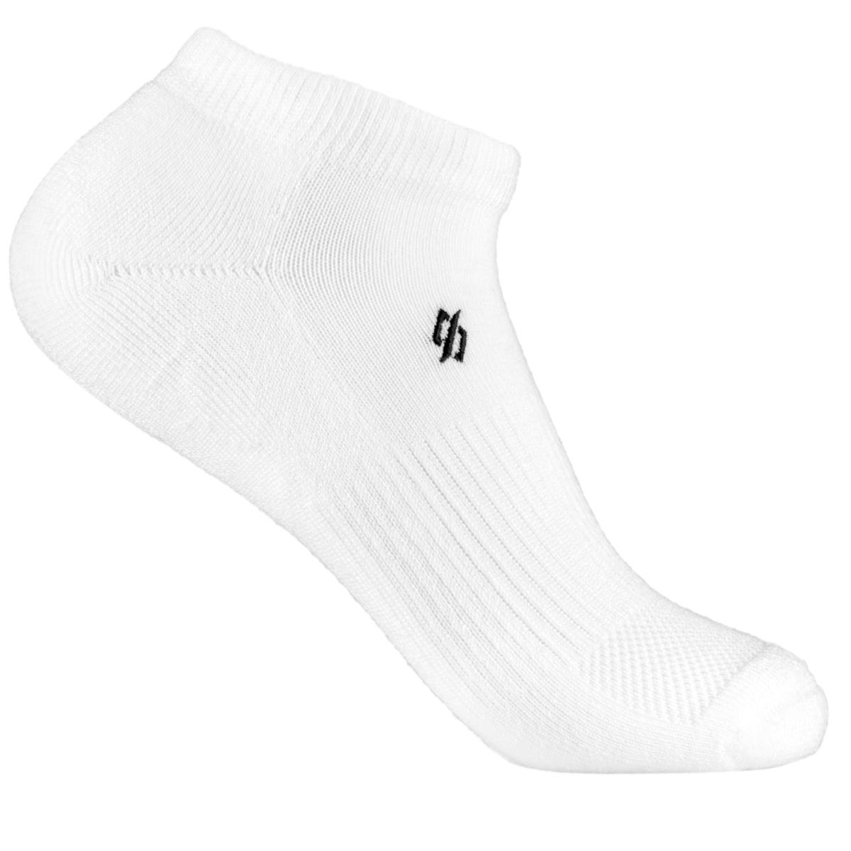 "Stringking Athletic Low Cut Socks in White Size Medium"