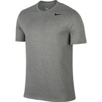 "Nike Legend 2.0 Senior Short Sleeve T-Shirt in Dark Grey Heather/Black/Black Size Large"