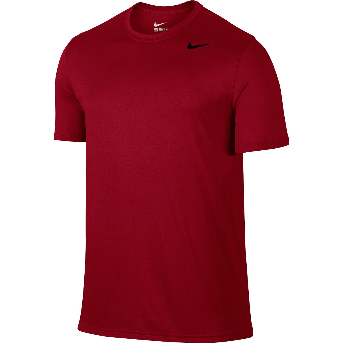 "Nike Legend 2.0 Senior Short Sleeve T-Shirt | 100% Polyester in Red/Black Size X-Large"