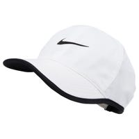Nike Featherlight Women's Adjustable Cap in White/Black Size OSFM