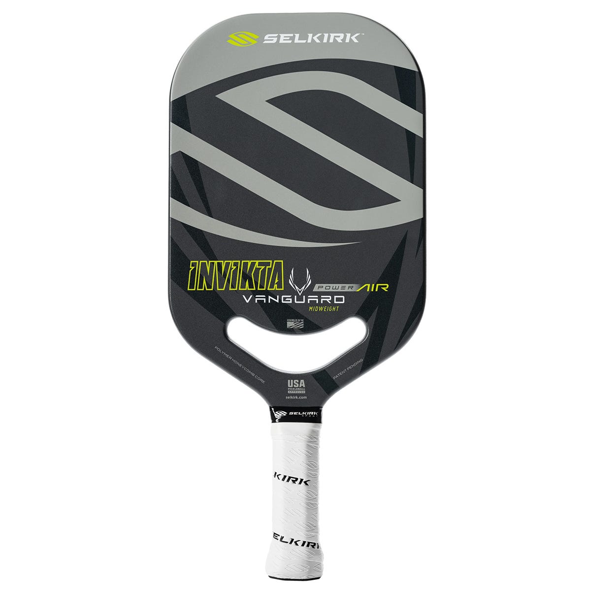 Selkirk VANGUARD Power Air Invikta Pickleball Paddle in Grey