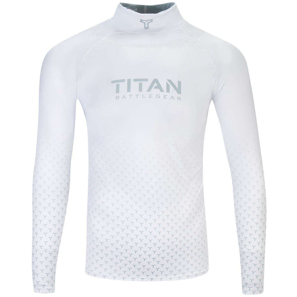Titan BattleGear 2.0 Stretch ProCurve Senior Long Sleeve Shirt in White Size Small