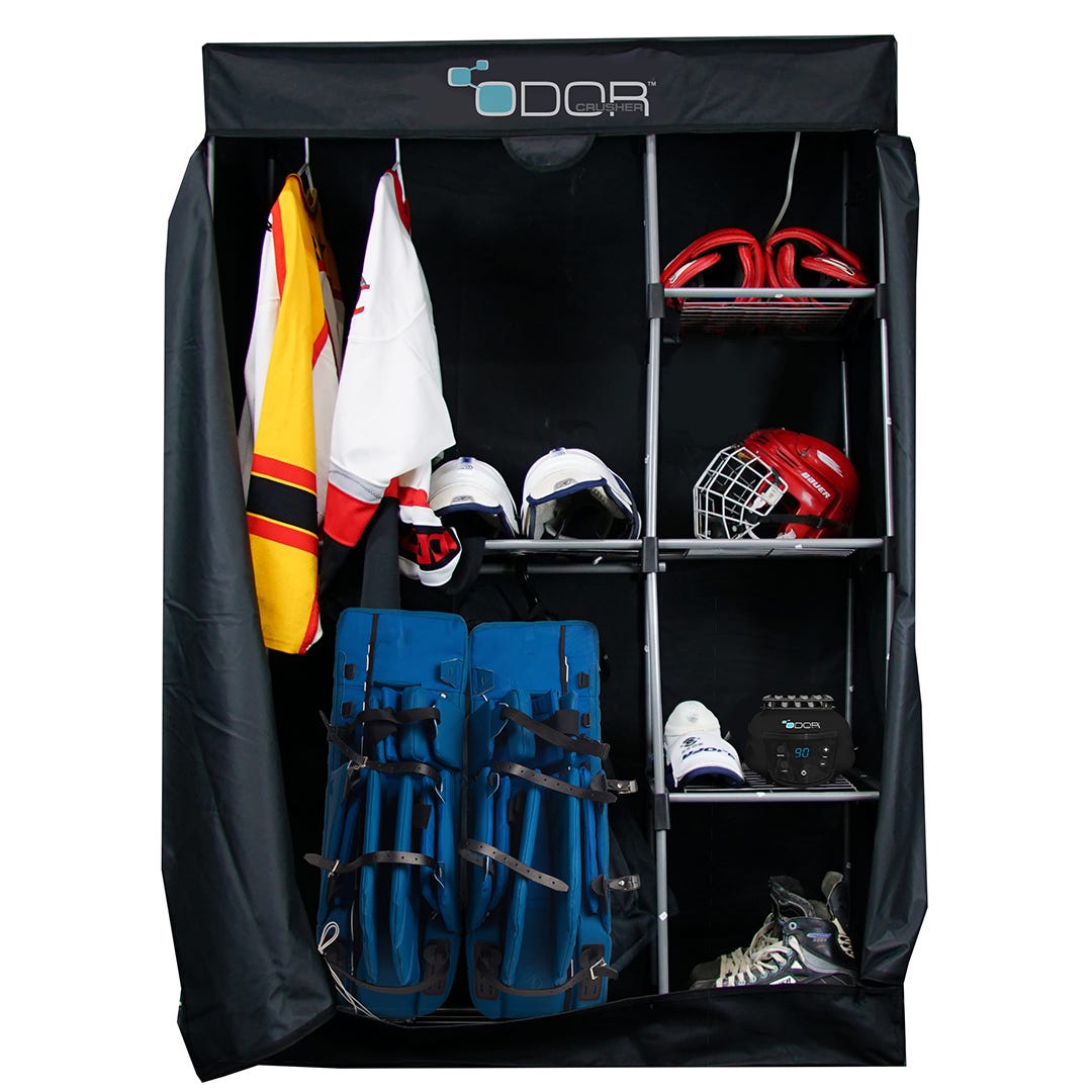 Odor Crusher Dry-Clean Flex Sports Closet in Black