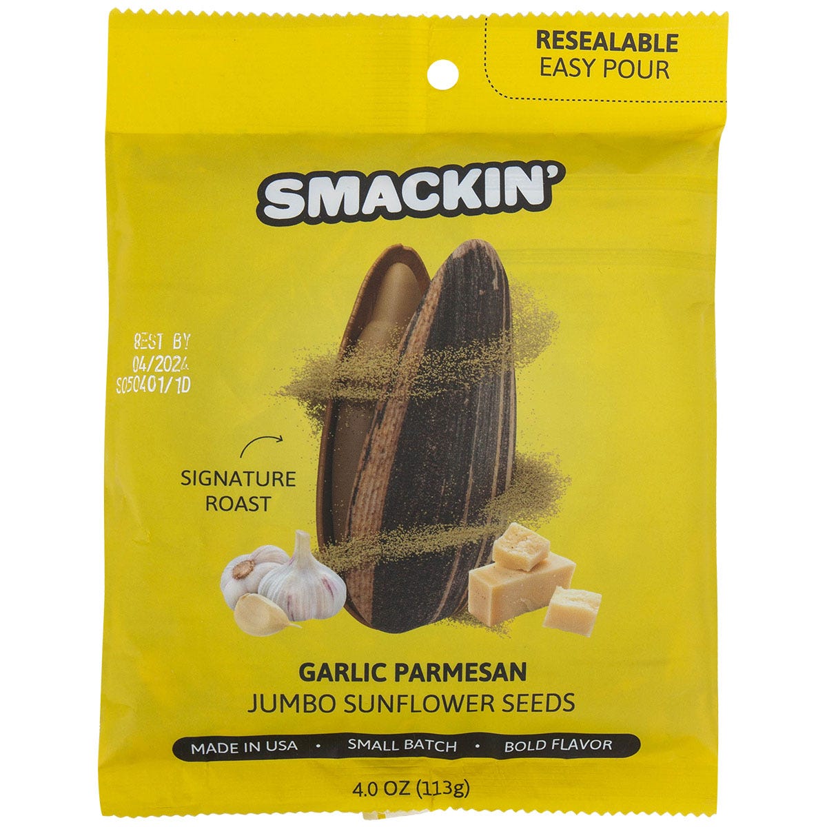Smackin  Sunflower Seeds - Garlic Parmesan