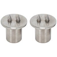 "Blue Sports Adjustable Anchorpegs in Silver"