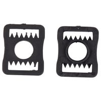 "Blue Sports Hockey Helmet Buckle - in Black Size Pair"