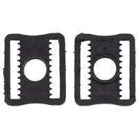 "Blue Sports Helmet Clip 1"" - in Black Size Pair"