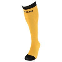 CCM Sport Bamboo Liner Hockey Socks in Yellow Size Junior