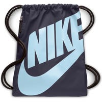 Nike Heritage Gym Sack in Gridiron/Gridiron/Cobalt Tint