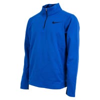 Nike KO Men's Jacket Quarter Zip Sweater in Royal/Obsidian Size Small