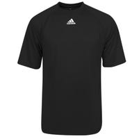 "Adidas Climalite Logo Senior Short Sleeve T-Shirt in Black Size XX-Large"