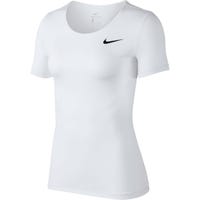 Nike Pro Women's Short Sleeve T-Shirt in White/Black Size X-Large