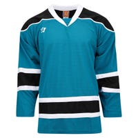 Warrior KH130 Senior Hockey Jersey - San Jose Sharks in Blue Size Medium