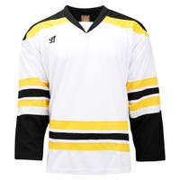 Warrior KH130 Senior Hockey Jersey - Boston Bruins in White Size Small