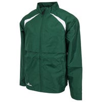 Warrior Motion Youth Warm Up Jacket in Dark Green/White Size Medium