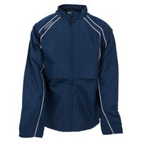 "Warrior Vision Youth Warm-Up Jacket in Navy/White Size Small"
