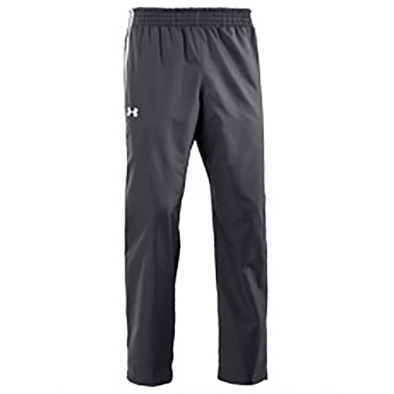 "Under Armour Essential Woven Senior Pants in Graphite/White Size Medium"