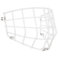 CCM Pro Stainless Steel Certified Straight Bar Goalie Cage in White