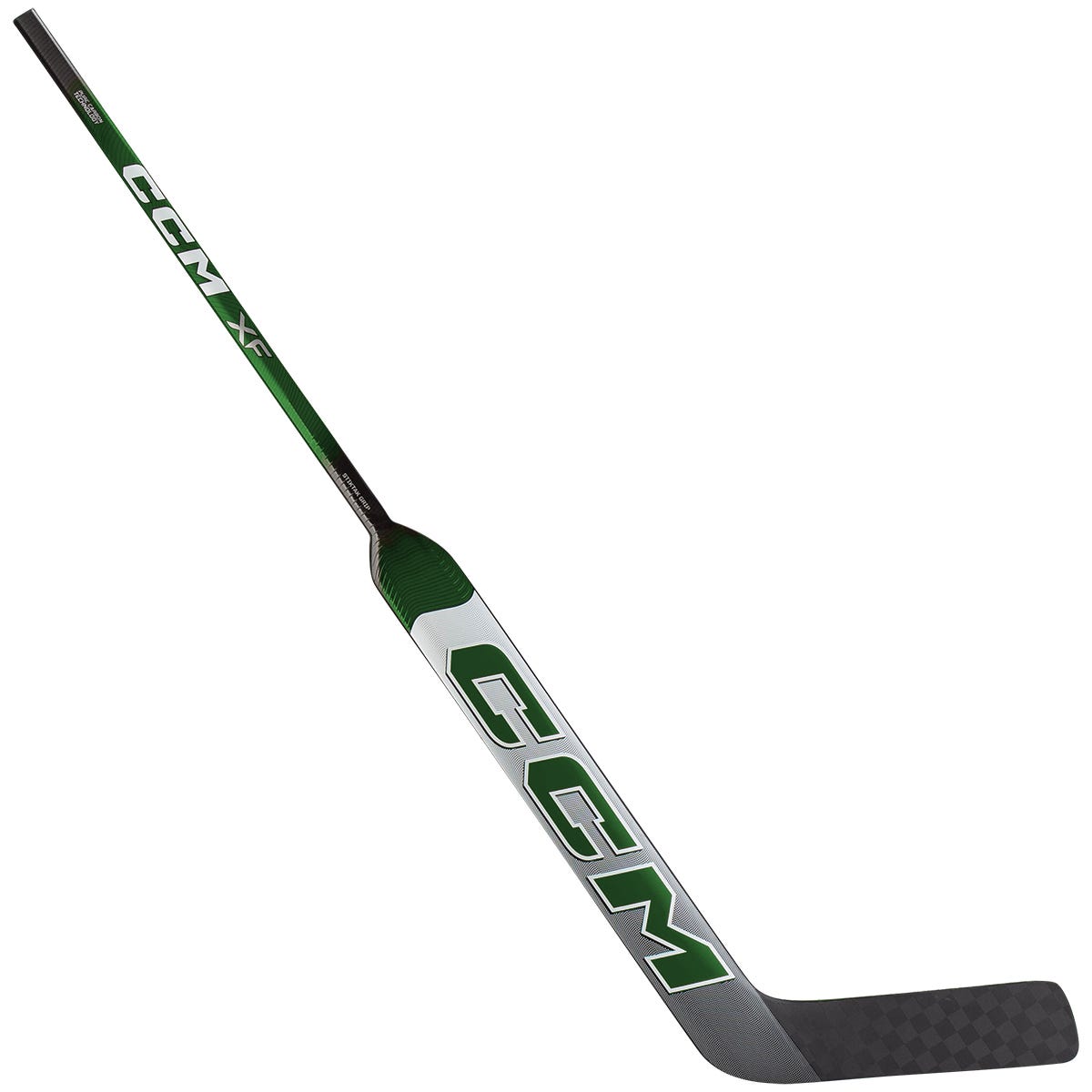 CCM XF Senior Goalie Stick in White/Green Size 24in