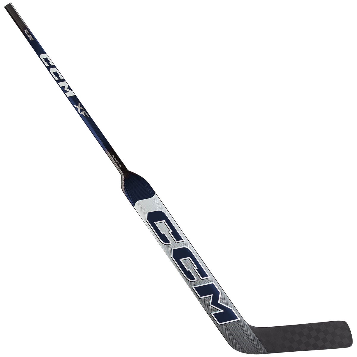 CCM XF Senior Goalie Stick in White/Navy Size 25in