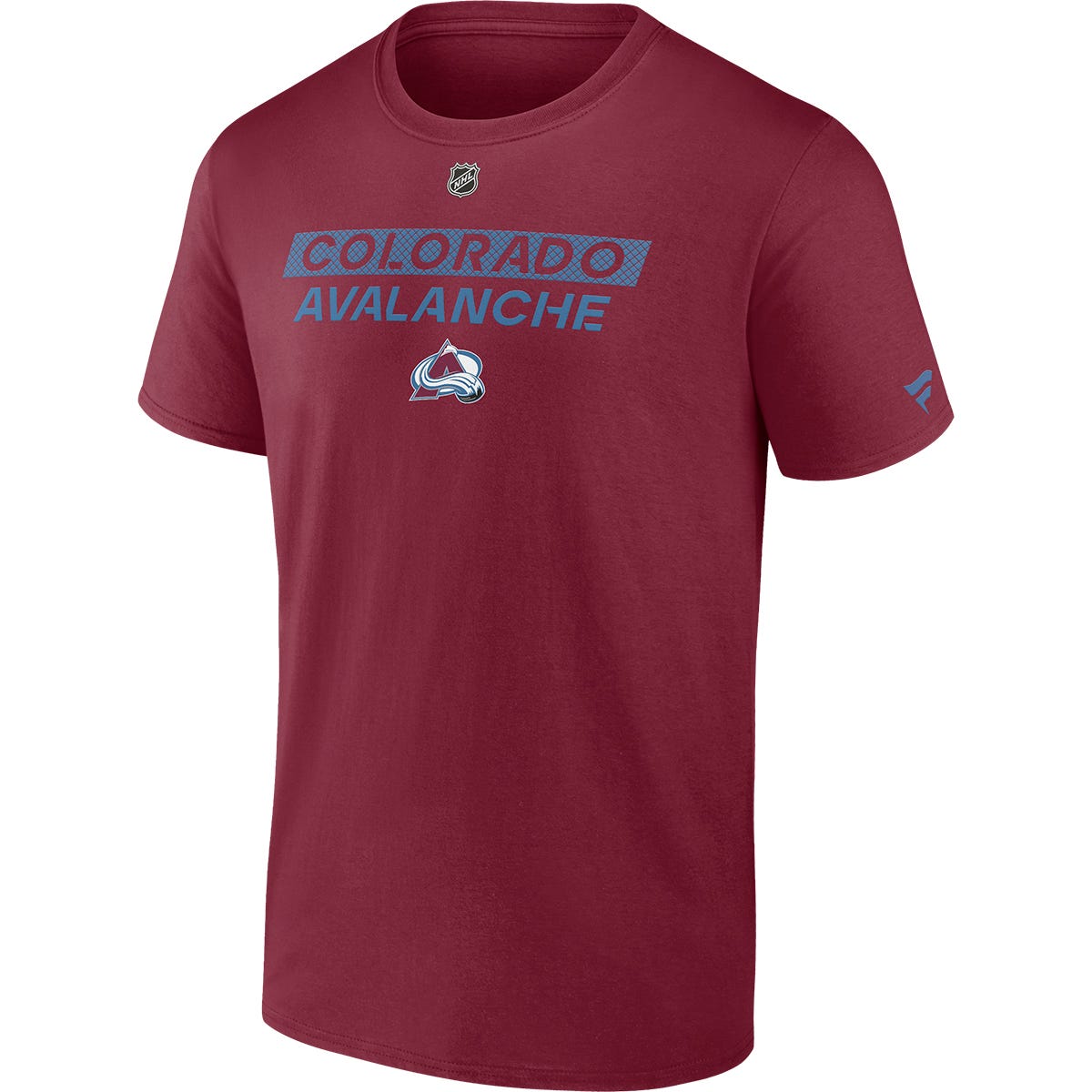Fanatics Colorado Avalanche Authentic Pro Adult Short Sleeve T-Shirt | 100% cotton in Garnet Size Small