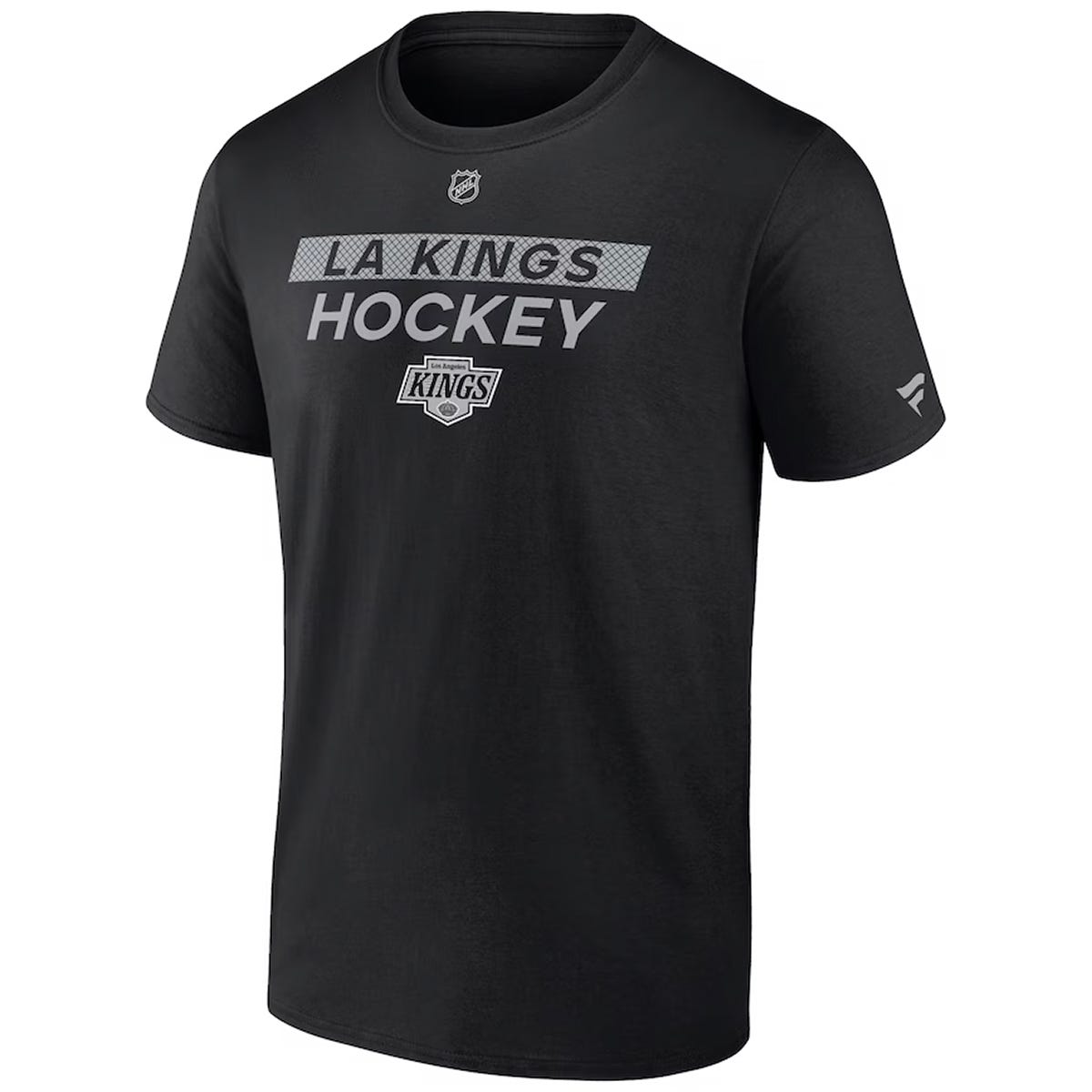 Fanatics Los Angeles Kings Authentic Pro Adult Short Sleeve T-Shirt | 100% cotton in Black Size Small