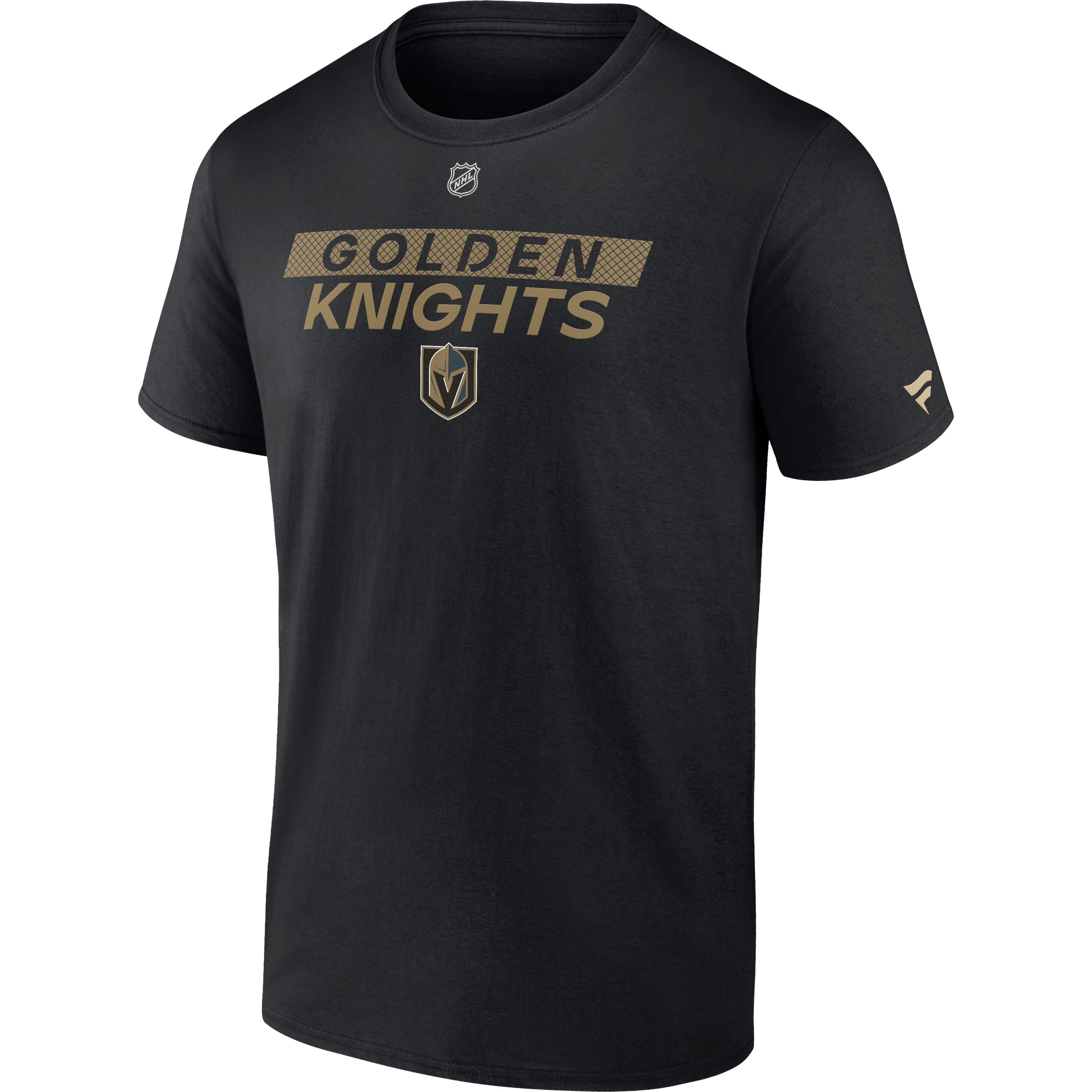 Fanatics Vegas Golden Knights Authentic Pro Adult Short Sleeve T-Shirt | 100% cotton in Black Size X-Large