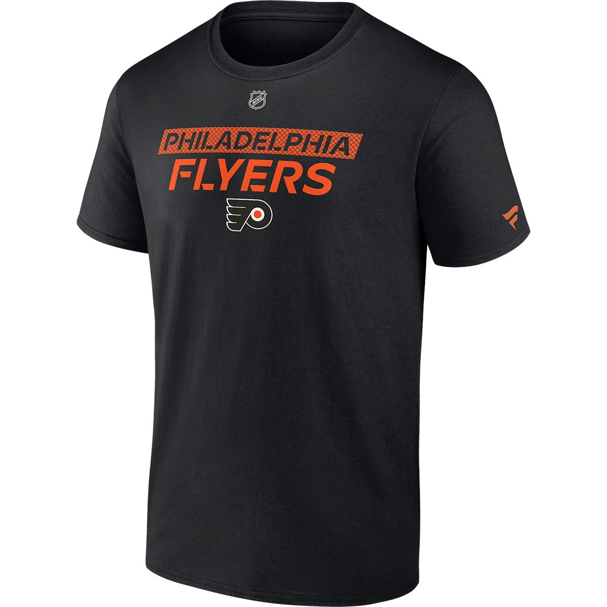 Fanatics Philadelphia Flyers Authentic Pro Adult Short Sleeve T-Shirt | 100% cotton in Black Size Large