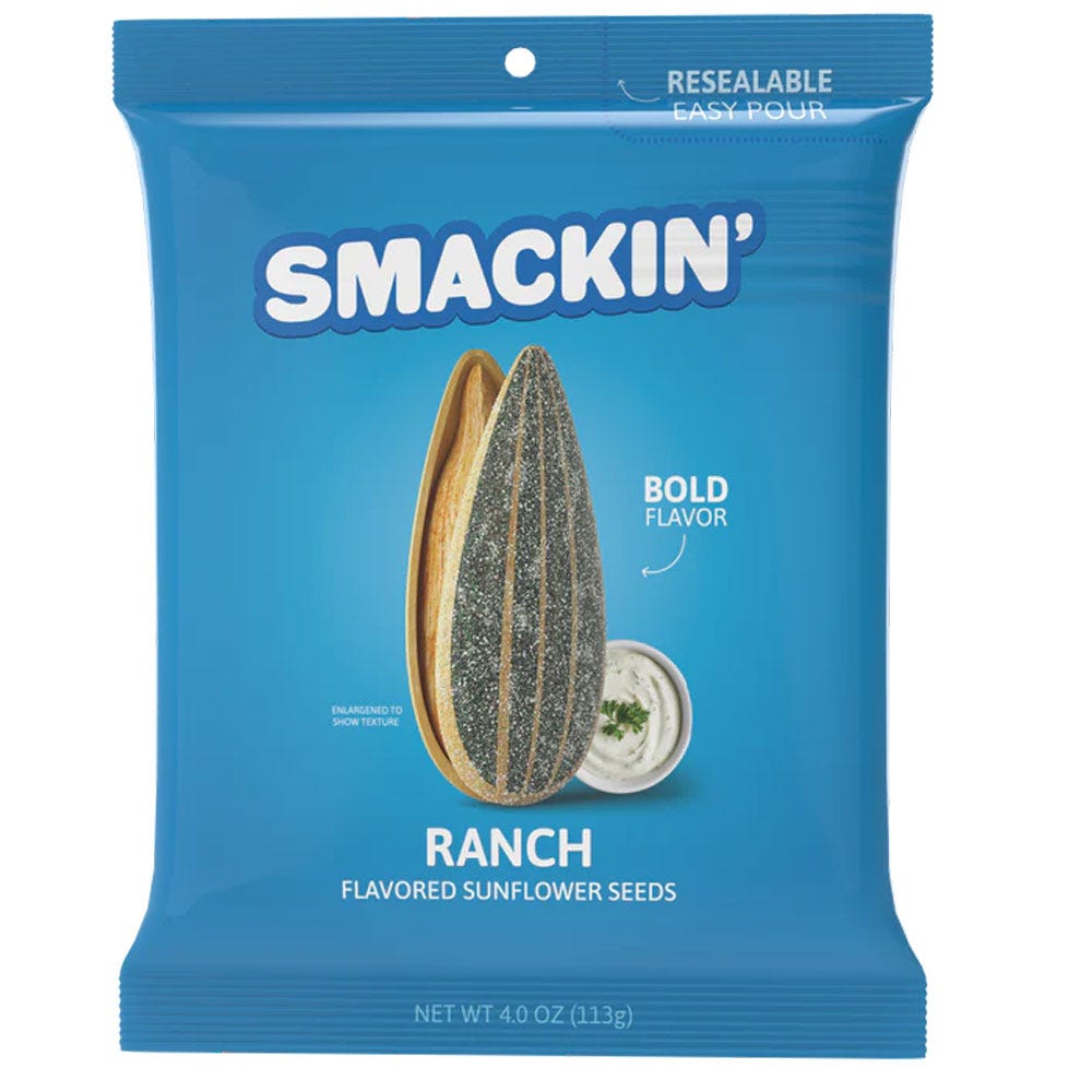 Smackin  Sunflower Seeds - Ranch