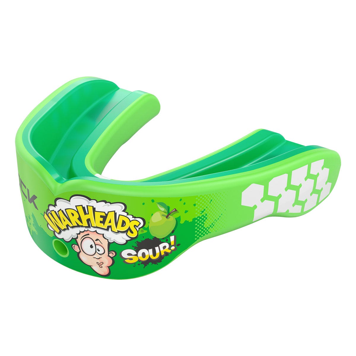 Shock Doctor Gel Max Power Flavor Warheads Mouth Guard in Green Size Adult