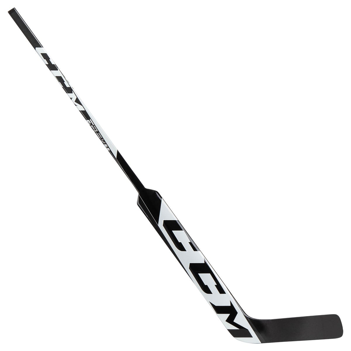 CCM Extreme Flex E5.5 Senior Goalie Stick in White/Black Size 27in