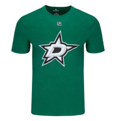 Dallas Stars Fanatics Authentic Stack Name & Number Short Sleeve T-Shirt