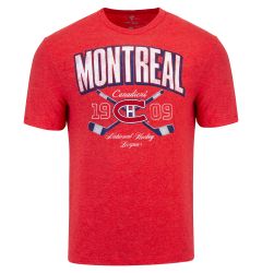Montreal Canadiens Fanatics Cross Sticks Short Sleeve T-Shirt