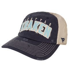 Seattle Kraken Fanatics Veteran Mesh Snapback Hat