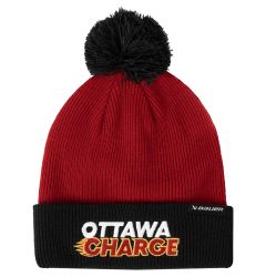 Bauer PWHL Montreal Victoire Adult Knit Cuff Beanie w/ Pom