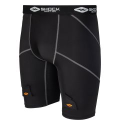 Shock Doctor Adult Compression Hockey Short w/Bioflex Cup