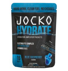 Jocko HYDRATE Hydration Amplifier Packets - Blue Raspberry (16 Count Bag)