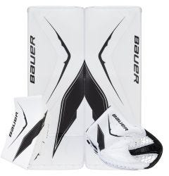 Bauer Vapor FlyLite w/ Flylite V90 Glove Senior Goalie Equipment Combo