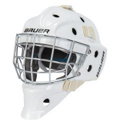 Just Don x BauerX Lambskin Leather Goalie Mask White - SS22 - US