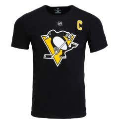 Pittsburgh Penguins Fanatics Authentic Stack Name & Number Short Sleeve T-Shirt