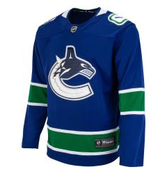 Vancouver Canucks Fanatics Premier Breakaway Blank Adult Hockey Jersey