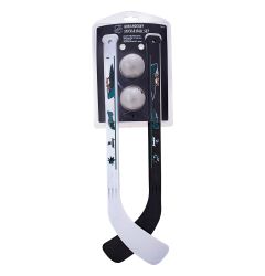 San Jose Sharks Franklin NHL Mini Hockey Stick & Ball Set