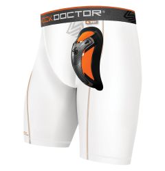 Shock Doctor 337 Youth Compression Short w/ Ultra Carbon Flex Cup