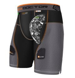Shock Doctor 375 Senior Ultra PowerStride Hockey Short w/Aircore Hard Cup