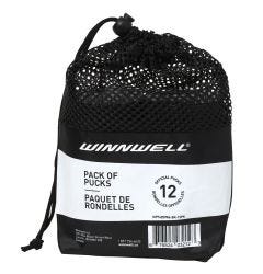 Winnwell Official Ice Hockey Puck - 12 Pack