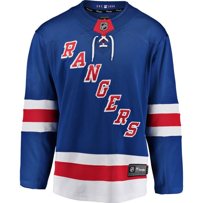 new york rangers signed jersey