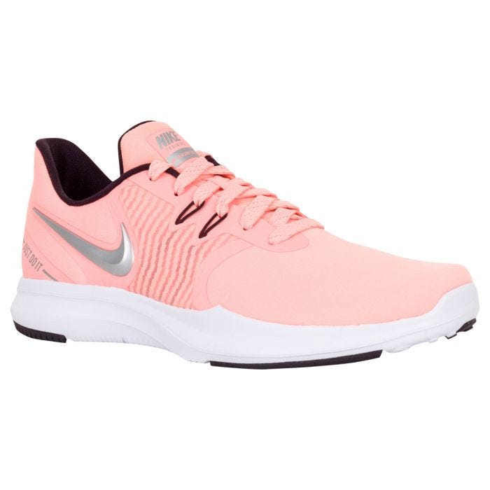 pink nike training shoes