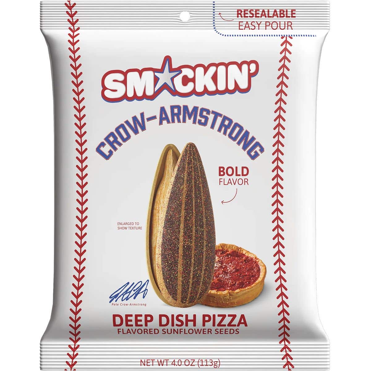 スイクン 4ever ほぼ美品 Smackin' x Pete Crow-Armstrong Sunflower Seeds - Deep Dish Pizza